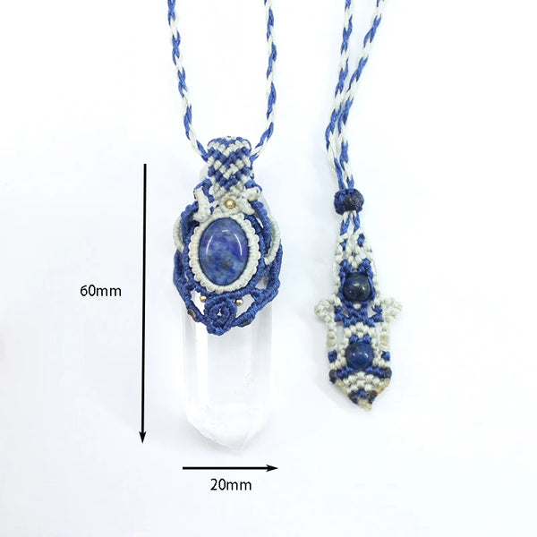 Mixed Crystal Pendant Necklace-ToShay.org