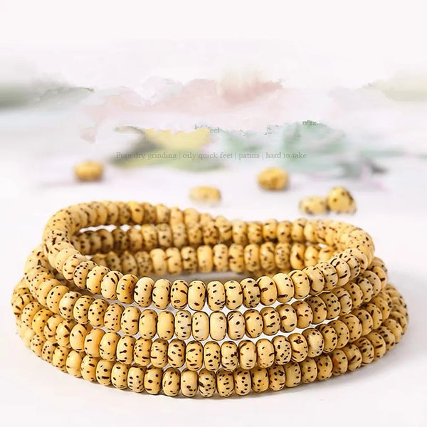 Yellow Bodhi Mala Bead-ToShay.org