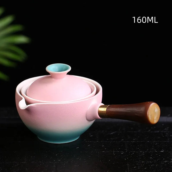 Glazed Ceramic Rotation Tea Maker-ToShay.org