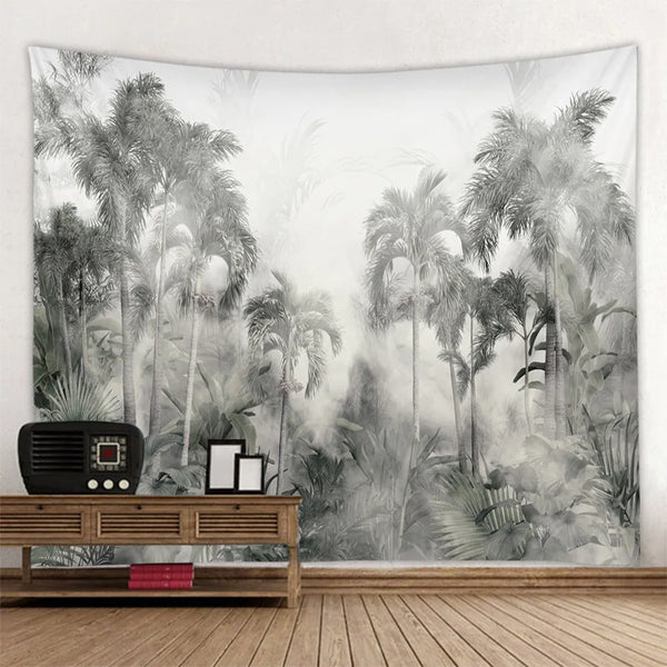 Tropical Plant Art Tapestry-ToShay.org