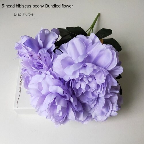 Purple Hydrangea Peony Flowers-ToShay.org