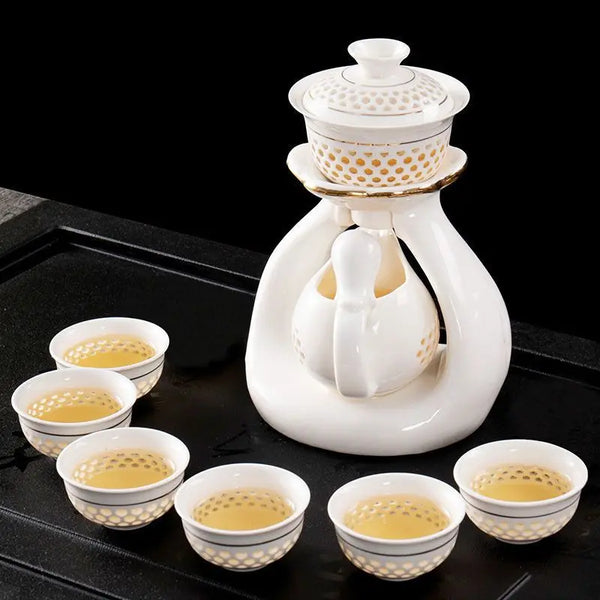 White Porcelain Tea Set-ToShay.org