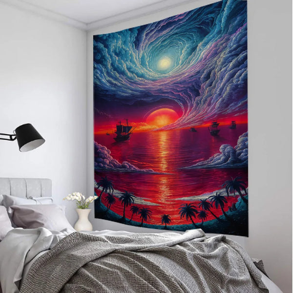 Sea View Art Tapestry-ToShay.org