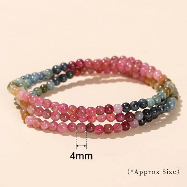 Pink Tourmaline Wrap Bracelet-ToShay.org