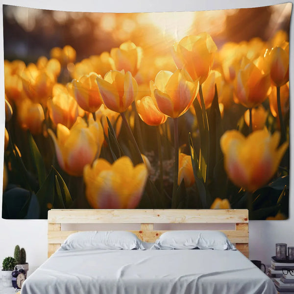 Flower Art Tapestry-ToShay.org