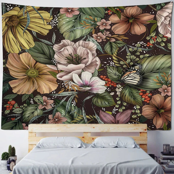 Flower Art Tapestry-ToShay.org