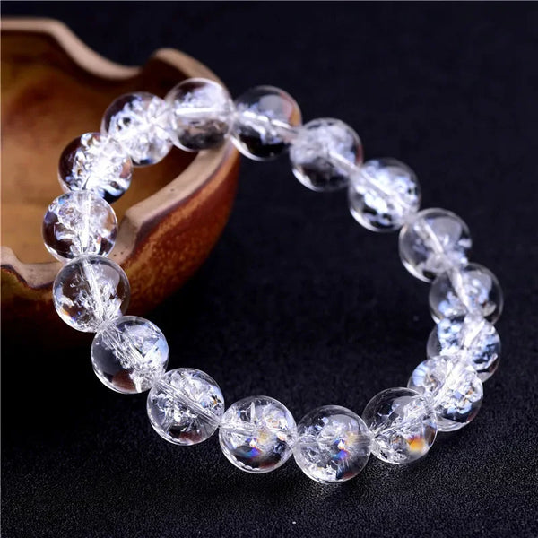 White Quartz Crystal Bracelet-ToShay.org