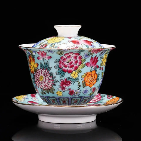 Gaiwan Ceramic Tea Tureen-ToShay.org