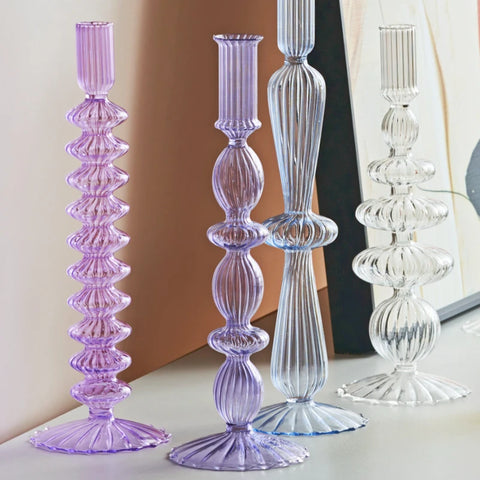 Glass Candle Holder-ToShay.org