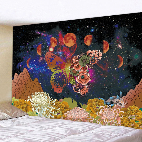 Moon Butterfly Tapestry-ToShay.org