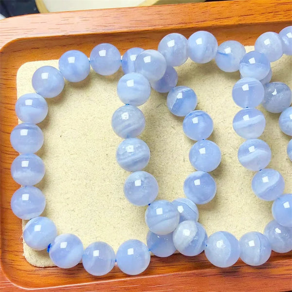 Blue Lace Agate Bracelet-ToShay.org