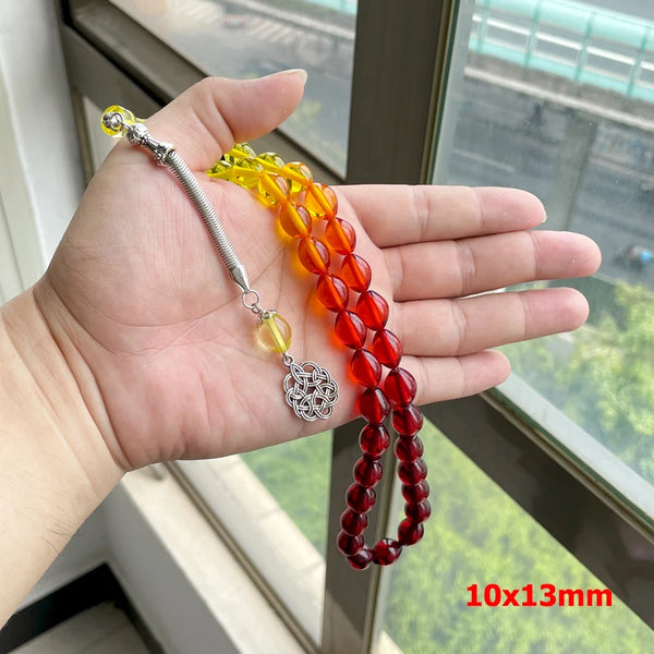 Red Amber Prayer Beads-ToShay.org