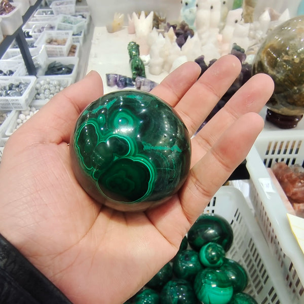 Green Malachite Ball-ToShay.org