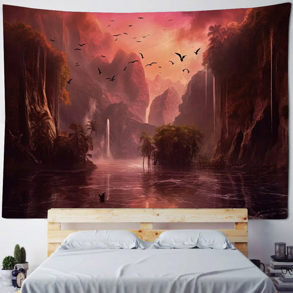 Seaside Sunset Tapestry-ToShay.org