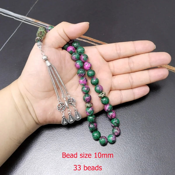 Green Zoisite Prayer Beads-ToShay.org