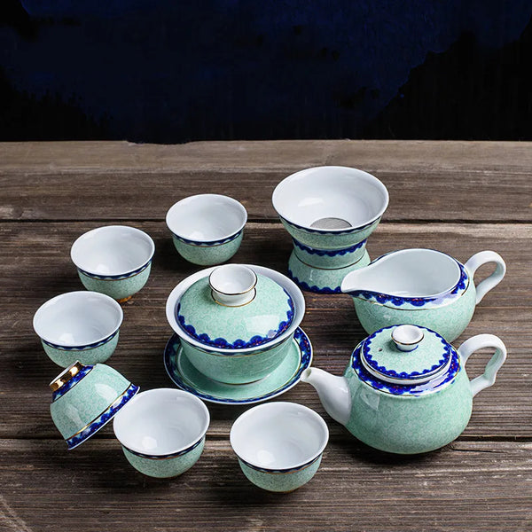 Blue White Porcelain Tea Sets-ToShay.org