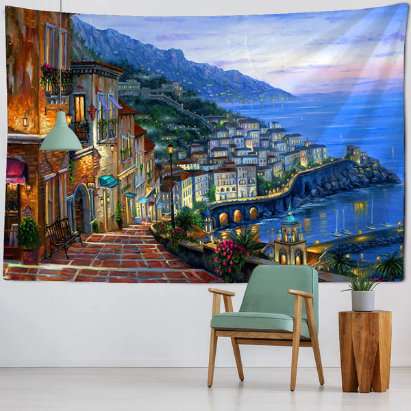 Sea View Art Tapestry-ToShay.org