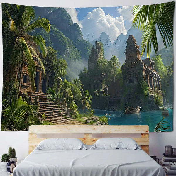 Fantasy Landscape Tapestry-ToShay.org