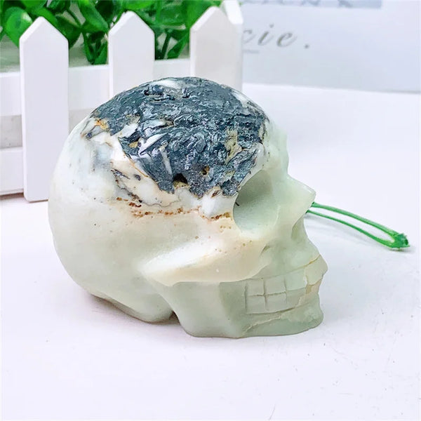 Blue Amazonite Skull-ToShay.org