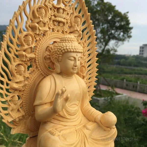 Wood Medicine Amitabha Buddha-ToShay.org