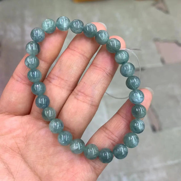 Blue Kyanite Bead Bracelet-ToShay.org