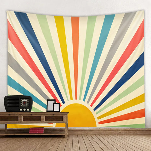 Sun Ray Art Tapestry-ToShay.org