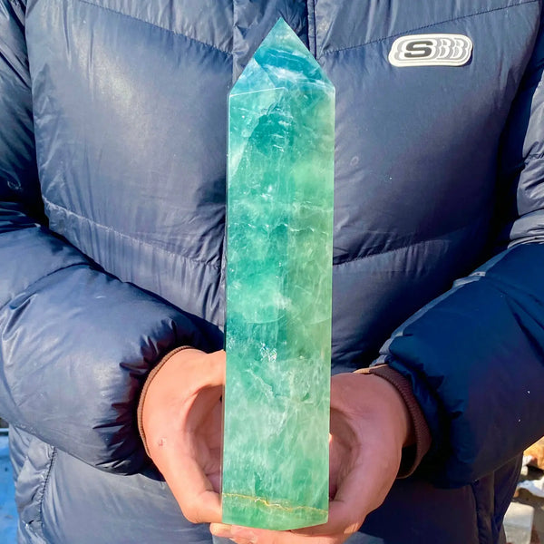 Green Fluorite Obelisk-ToShay.org