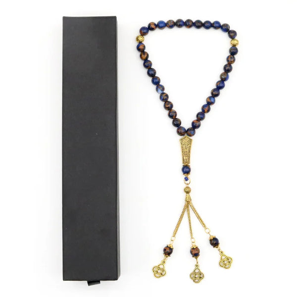 Blue Agate Prayer Beads-ToShay.org