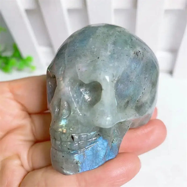 Blue Labradorite Skull-ToShay.org