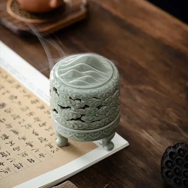 Clouds Ceramic Incense Burner-ToShay.org