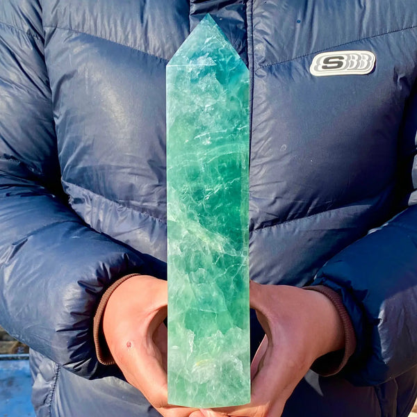 Green Fluorite Obelisk-ToShay.org