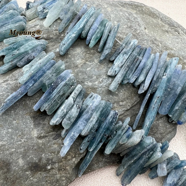 Blue Kyanite Rough Chip Beads-ToShay.org