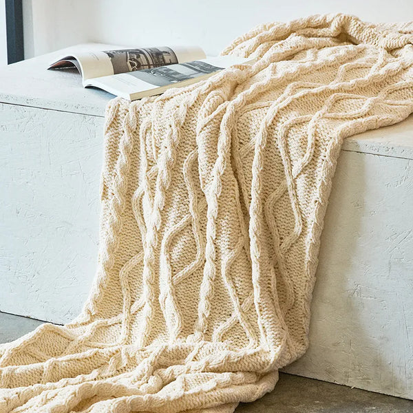 Woven Chenille Blanket-ToShay.org