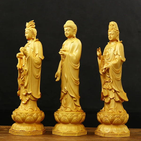 Wood Guanyin Buddha-ToShay.org