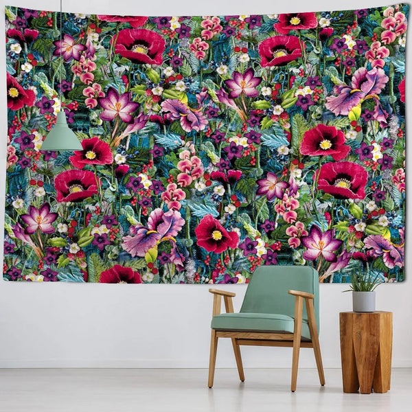 Flower Art Tapestry-ToShay.org