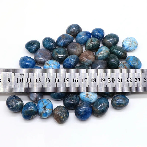 Blue Moroxite Tumbled Stones-ToShay.org