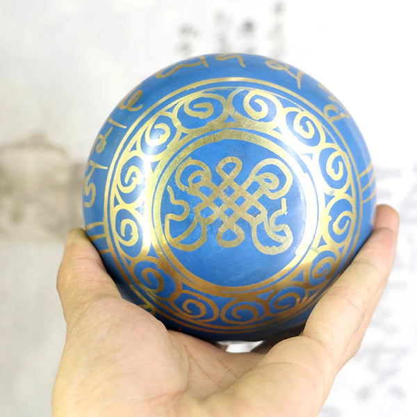 Blue Tibetan Singing Bowl-ToShay.org