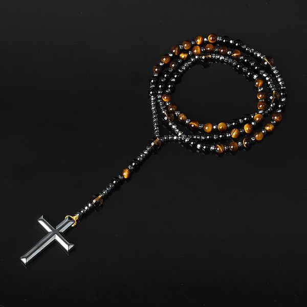 Black Onyx Rosary Beads-ToShay.org