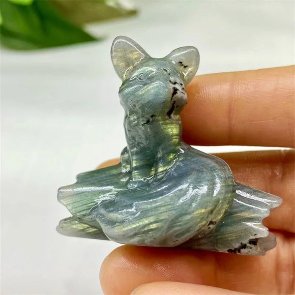 Blue Labradorite Fox-ToShay.org