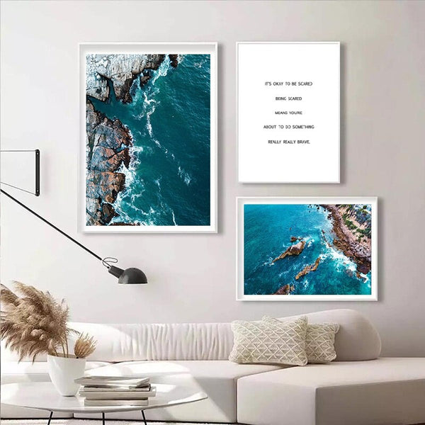 Blue Ocean Wall Art-ToShay.org