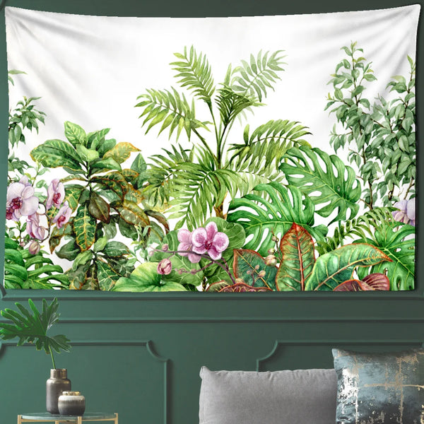 Tropical Plants Tapestry-ToShay.org