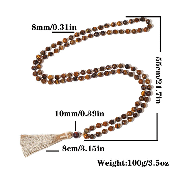 Yellow Tiger Eye Mala Beads-ToShay.org