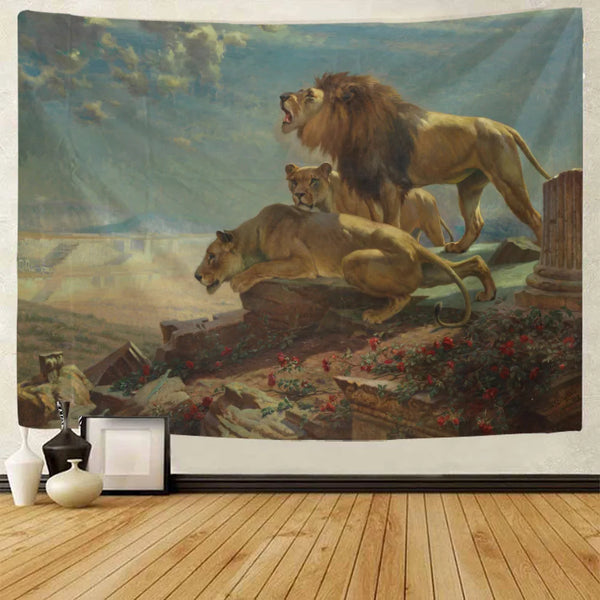 Jungle Animals Tapestry-ToShay.org