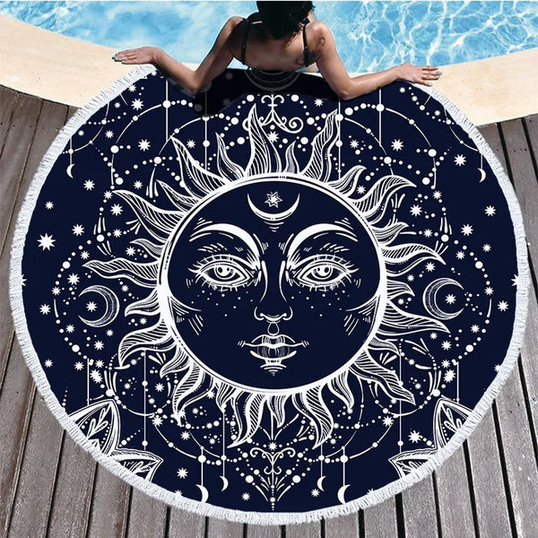 Sun Moon Beach Mat-ToShay.org