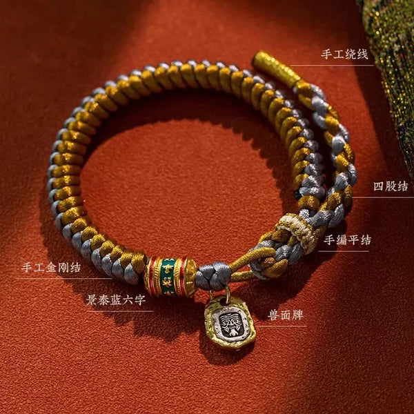 Tibetan Diamond Knot Bracelet-ToShay.org