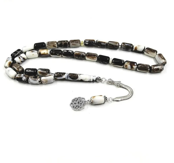 Black White Prayer Beads-ToShay.org