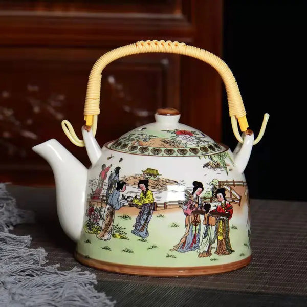 Glaze Porcelain Tea Pot-ToShay.org