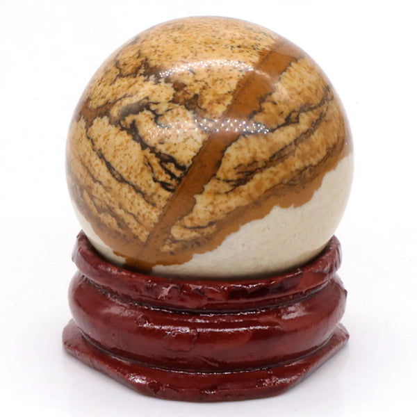 Brown Picture Jasper Ball-ToShay.org