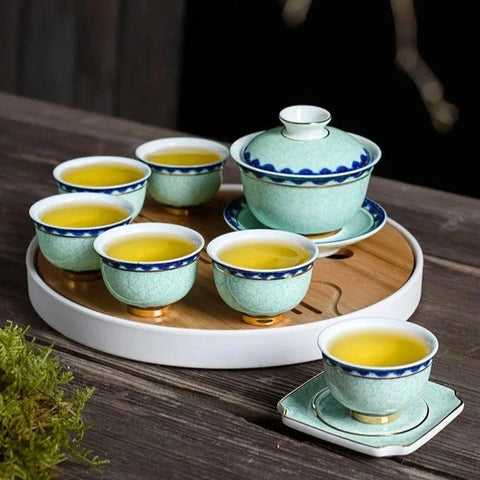 Blue White Porcelain Tea Sets-ToShay.org