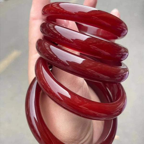 Red Jade Bangle-ToShay.org